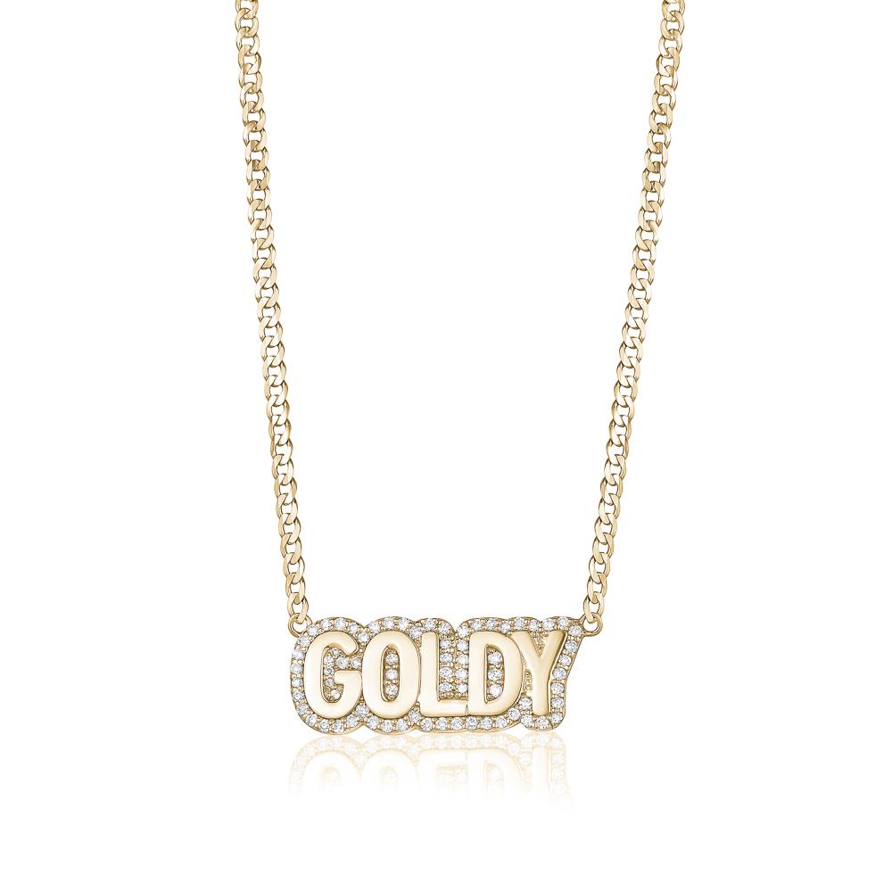 Custom Name Plate Necklace–