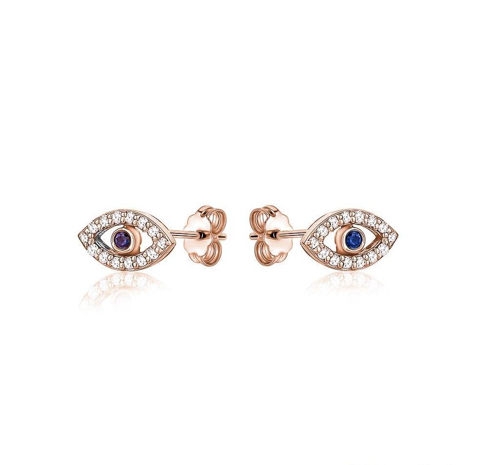 Diamond Evil Eye Earing - mydiamond.ca
