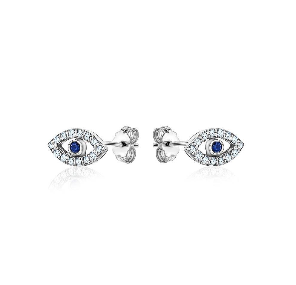 Diamond Evil Eye Earing - mydiamond.ca