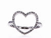 Diamond Heart Frame Ring (0.20Ctw) - mydiamond.ca