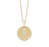 Diamond Initial Medallion Necklace - mydiamond.ca