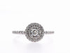 Double Halo Diamond Ring (0.50Ctw) - mydiamond.ca