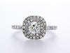 Double Halo Engagement Ring (1.09Ctw) - mydiamond.ca