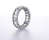 Eternity Ring White Topaz ( 8.40 Ctw) - mydiamond.ca