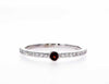 Garnet Stackable Ring (0.21Ctw) - mydiamond.ca