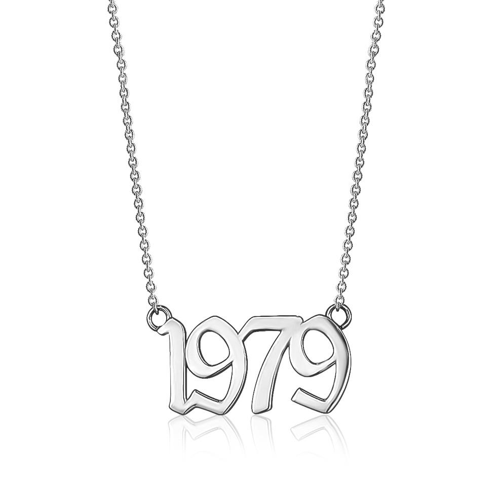 Gold Custom Year Necklace - mydiamond.ca