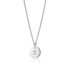 Gold Disc Initial Necklace - mydiamond.ca