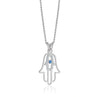 Hamsa Necklace (0.10Ctw) - mydiamond.ca