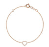 Heart Diamond Bracelet (0.10Ctw) - mydiamond.ca