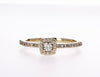 Jennifer Halo Diamond Ring (0.32Ctw) - mydiamond.ca