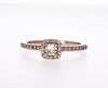 Jennifer Halo Diamond Ring (0.45Ctw) - mydiamond.ca
