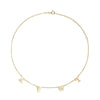 Necklace with Letters - Center Necklace Mydiamond 14K Yellow Gold 4