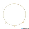 Necklace with Letters - Center Necklace Mydiamond 14K Yellow Gold 3