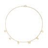 Necklace with Letters - Center Necklace Mydiamond 14K Yellow Gold 6