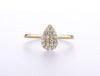 Pear Diamond Ring (0.25Ctw) - mydiamond.ca