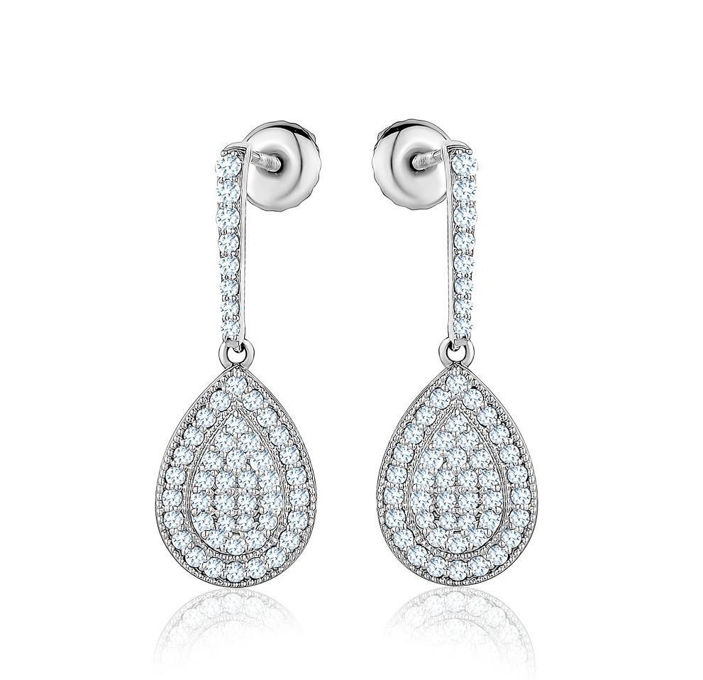 Pear Drop Diamond Earrings - mydiamond.ca