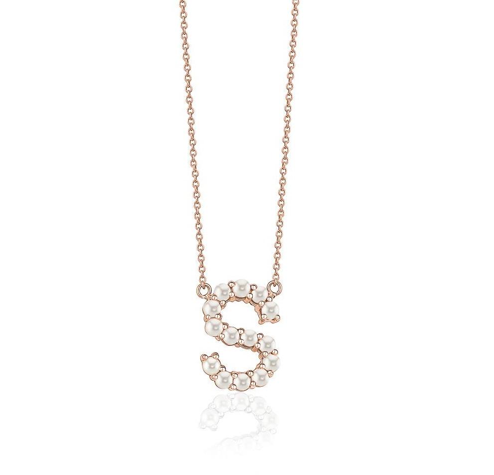 Pearl Initial Necklace - mydiamond.ca