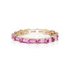Pink Sapphire Baguette Eternity Ring - mydiamond.ca