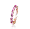 Pink Sapphire Baguette Eternity Ring - mydiamond.ca