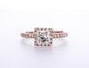 Princess Halo Engagement Ring (1.30Ctw) - mydiamond.ca