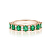 Seven Emerald and Diamond Ring - mydiamond.ca
