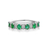Six Emerald and Pavé Diamond Ring - mydiamond.ca