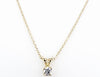 SOLITAIRE DIAMOND PENDANT (0.15CTW) Necklace Mydiamond 14K YELLOW GOLD
