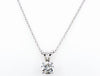 SOLITAIRE DIAMOND PENDANT (0.50CTW) Necklace Mydiamond 14K WHITE GOLD