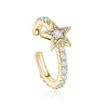 Star Diamond Ear Cuff Earrings mydiamond.ca 14K Yellow Gold
