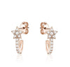Star Light Diamond Earrigs (0.20CTW) Earrings Mydiamond 14K ROSE GOLD