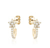 Star Light Diamond Earrigs (0.20CTW) Earrings Mydiamond 14K YELLOW GOLD