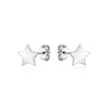 Star Stud Earrings Earrings mydiamond.ca 14K White Gold