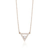Triangle Diamond Necklace (0.27CTW) Necklace Mydiamond 14K ROSE GOLD