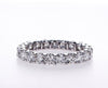 U-Shape Diamond Eternity Ring (2.15ctw) Rings Mydiamond 14K White Gold 4