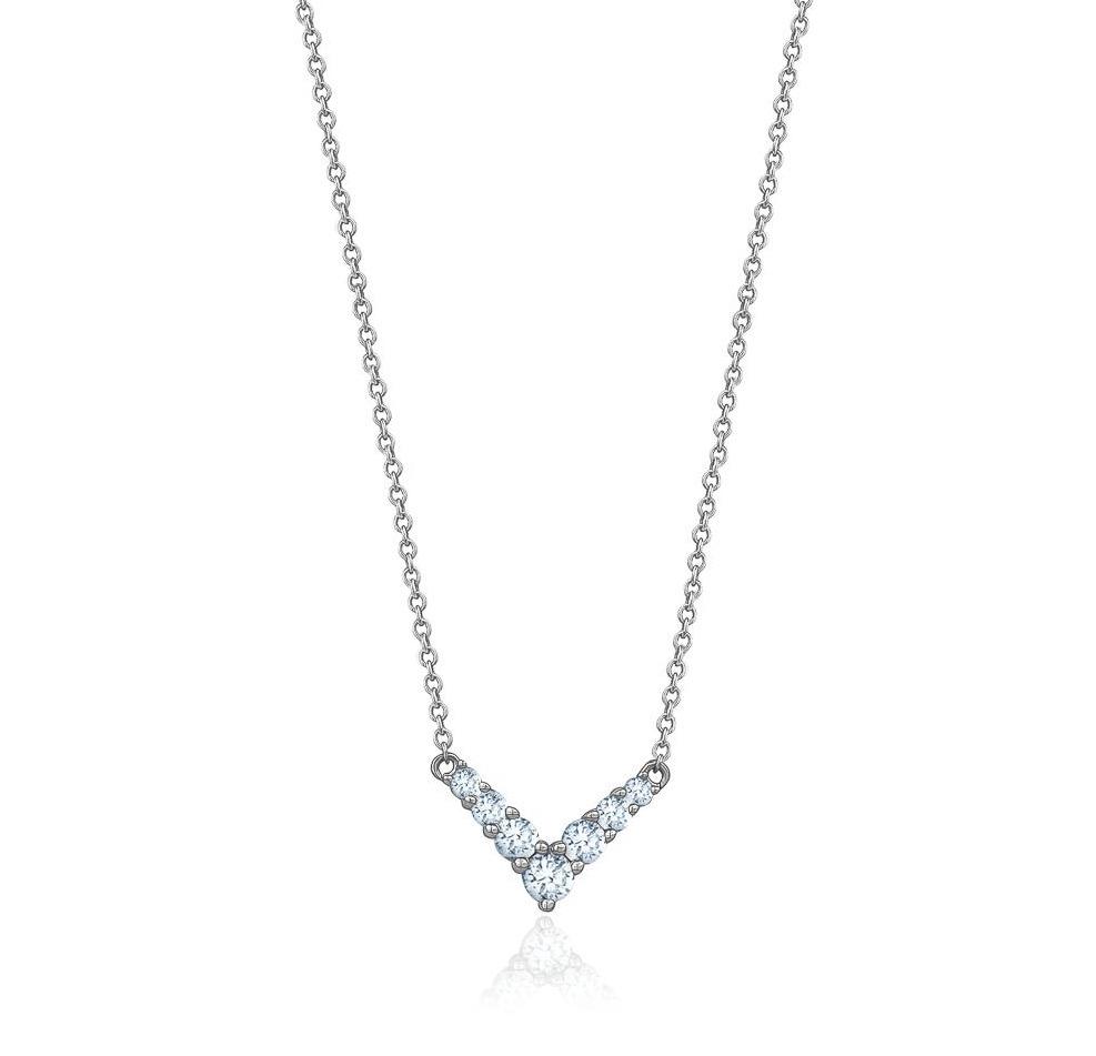 VICTORIA PENDANT (0.35CTW) Necklace Mydiamond 14K WHITE GOLD